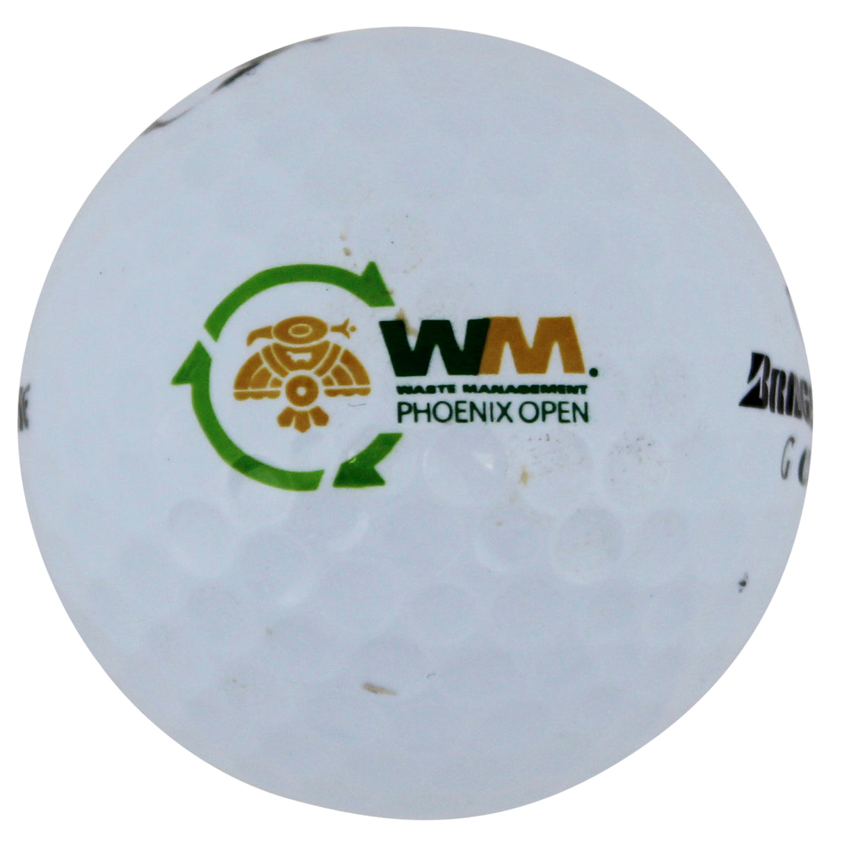 Bubba Watson Authentic Signed Waste Management Open Logo Golf Ball BAS #AC33594