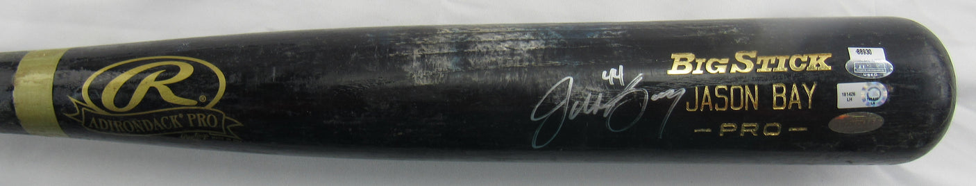 Jason Bay Signed Rawlings Game Used Baseball Bat MLB Holo