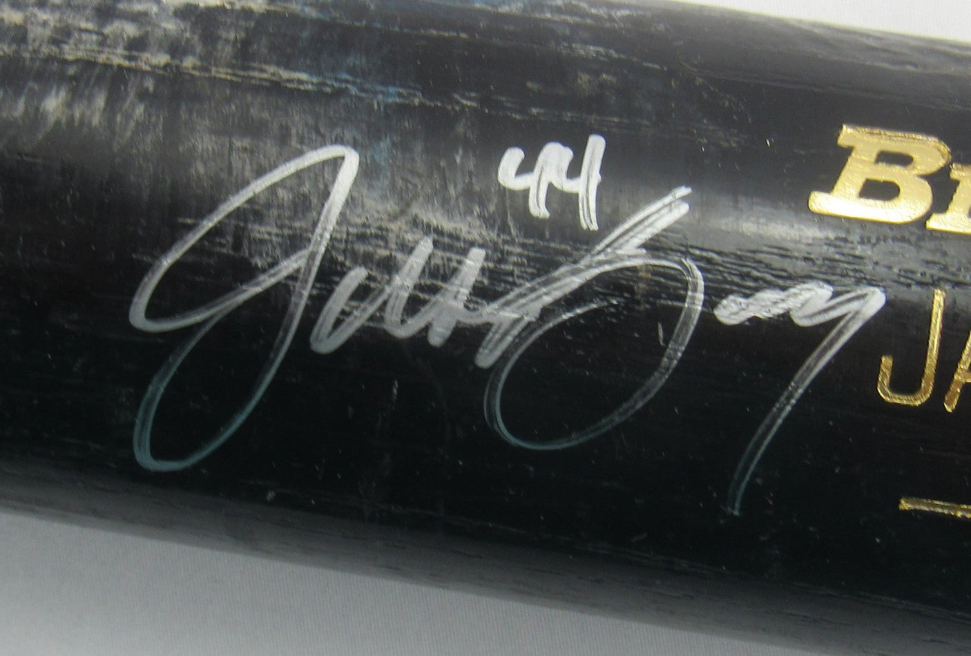 Jason Bay Signed Rawlings Game Used Baseball Bat MLB Holo