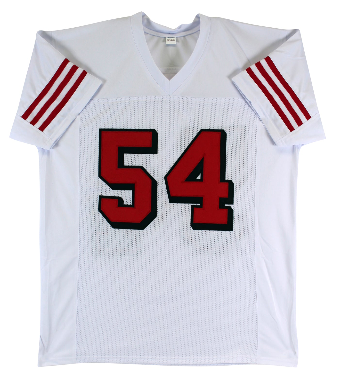 Fred Warner Authentic Signed White Pro Style Jersey w/ Dropshadow BAS