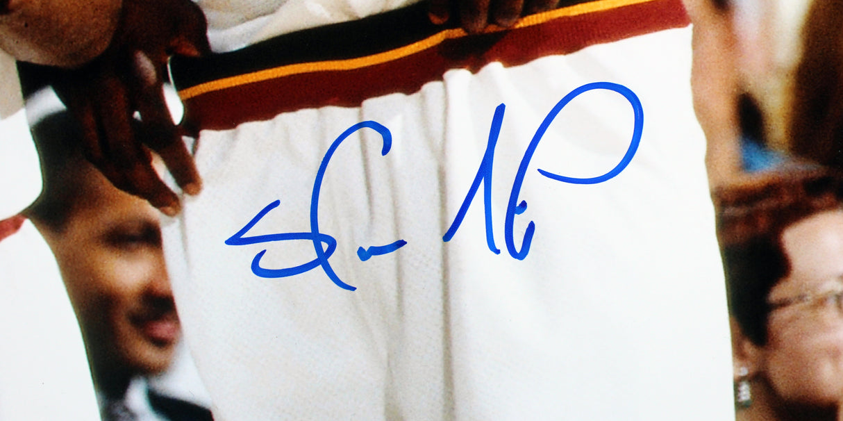 Sonics Gary Payton & Shawn Kemp Signed 16x20 Vertical Photo BAS Witnessed