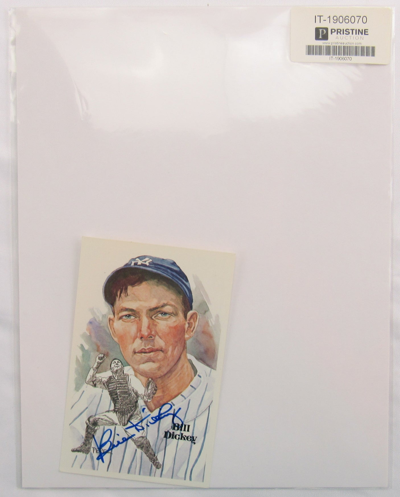 Bill Dickey Signed Auto Autograph Postcard JSA T17877