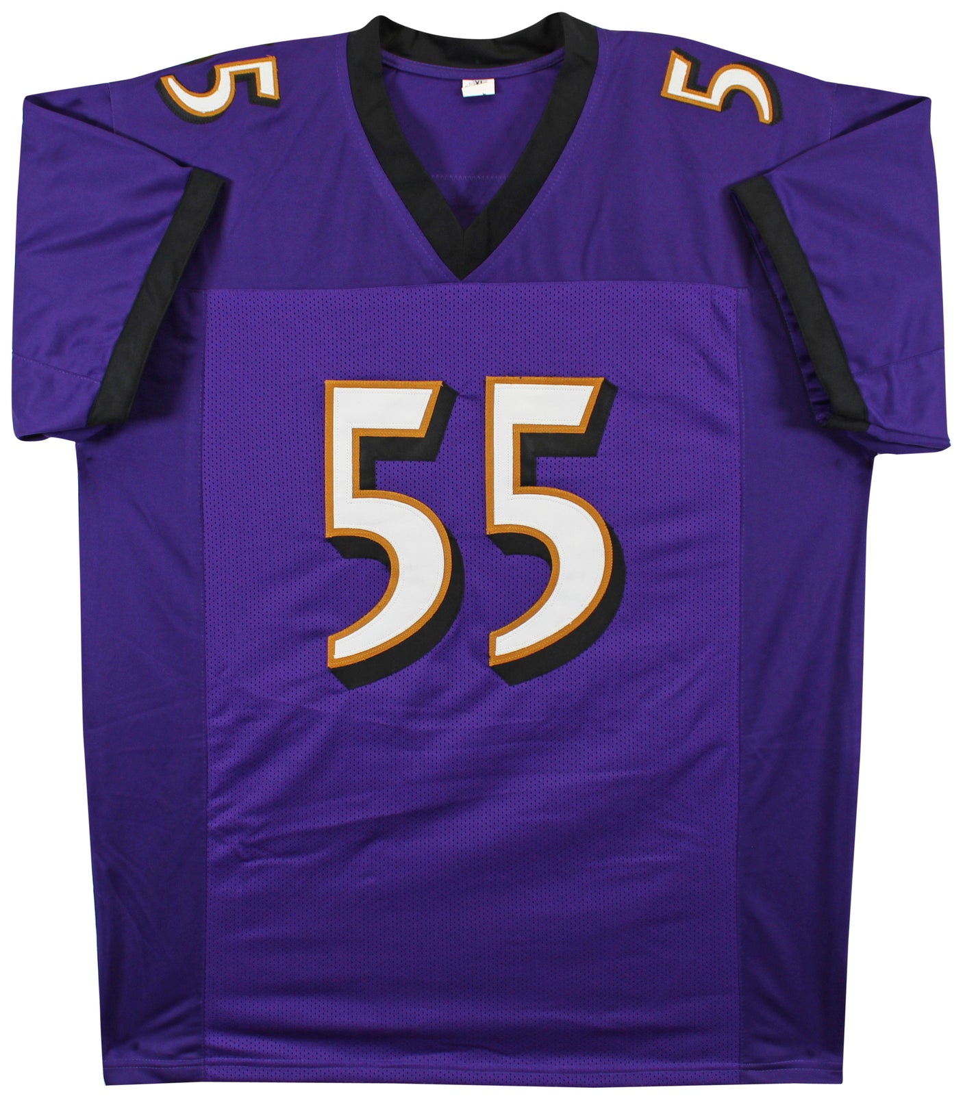 Terrell Suggs "T-Sizzle" Authentic Signed Purple Pro Style Jersey BAS Witnessed