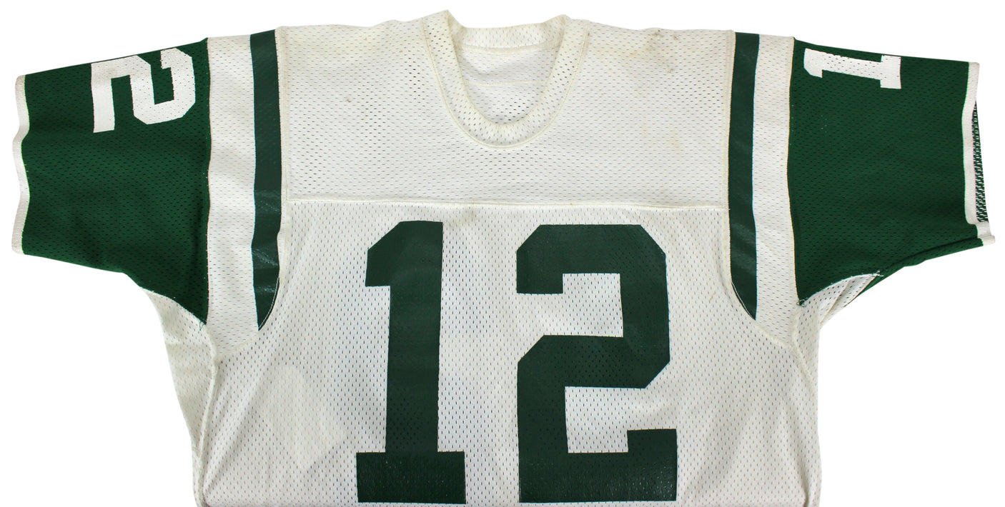 Jets Joe Namath Signed 1975-76 Game Used Jersey Graded A10! MEARS & BAS LOAs