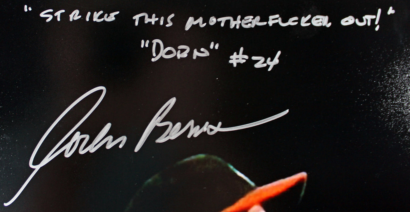 Charlie Sheen & Corbin Bernsen Major League "STMFO" Signed 16x20 Photo BAS Wit 2