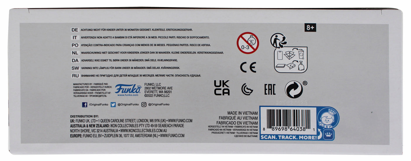 Alice Cooper Signed Funko Pop Vinyl Figure #34 w/ Yellow Sig BAS Witnessed