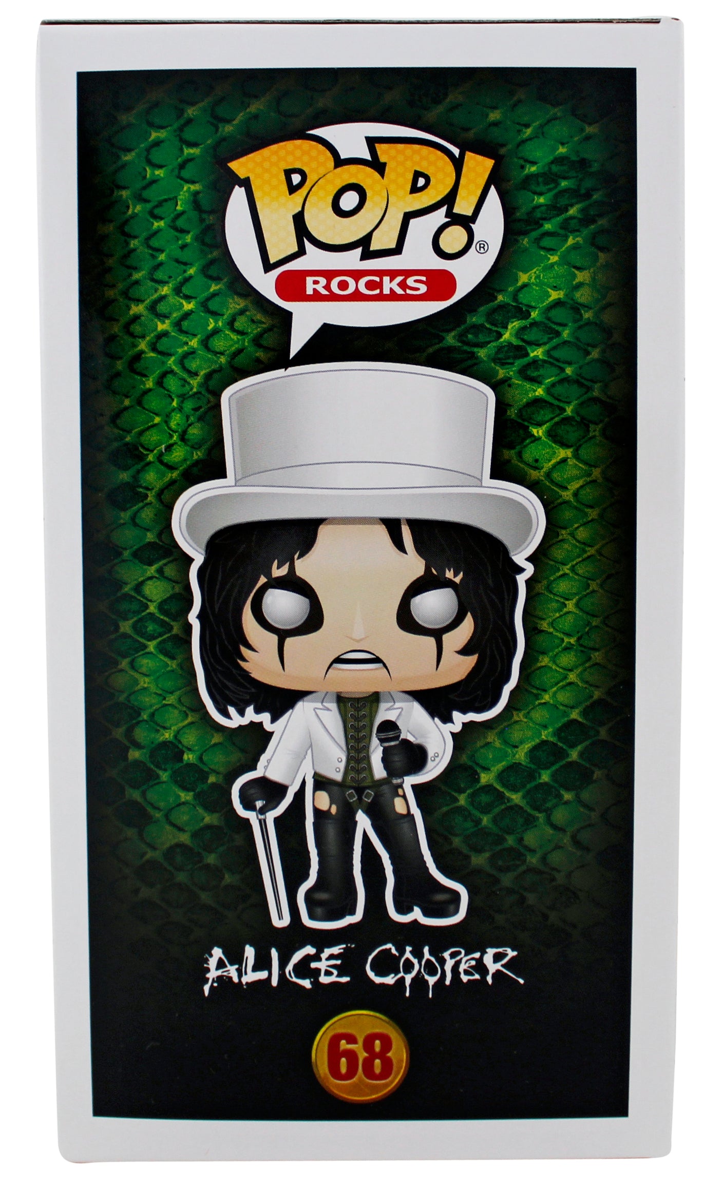 Alice Cooper "Clones" Signed Funko Pop Vinyl Figure #68 w/ Red Sig BAS Witnessed