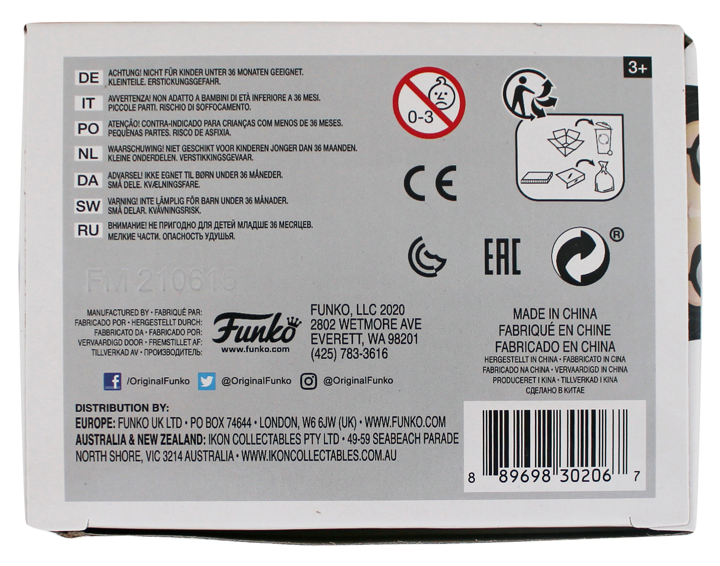 Alice Cooper "Clones" Signed Funko Pop Vinyl Figure #68 w/ Red Sig BAS Witnessed