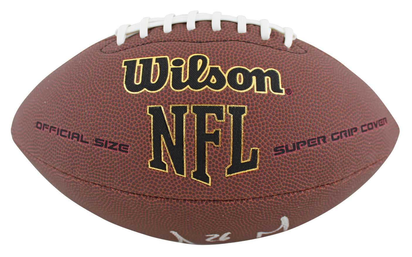 Rams Sony Michel Authentic Signed Wilson Super Grip Nfl Football BAS Witness