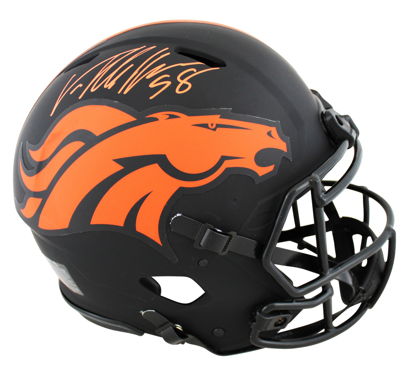 Broncos Von Miller Signed Eclipse Full Size Speed Proline Helmet JSA Witness