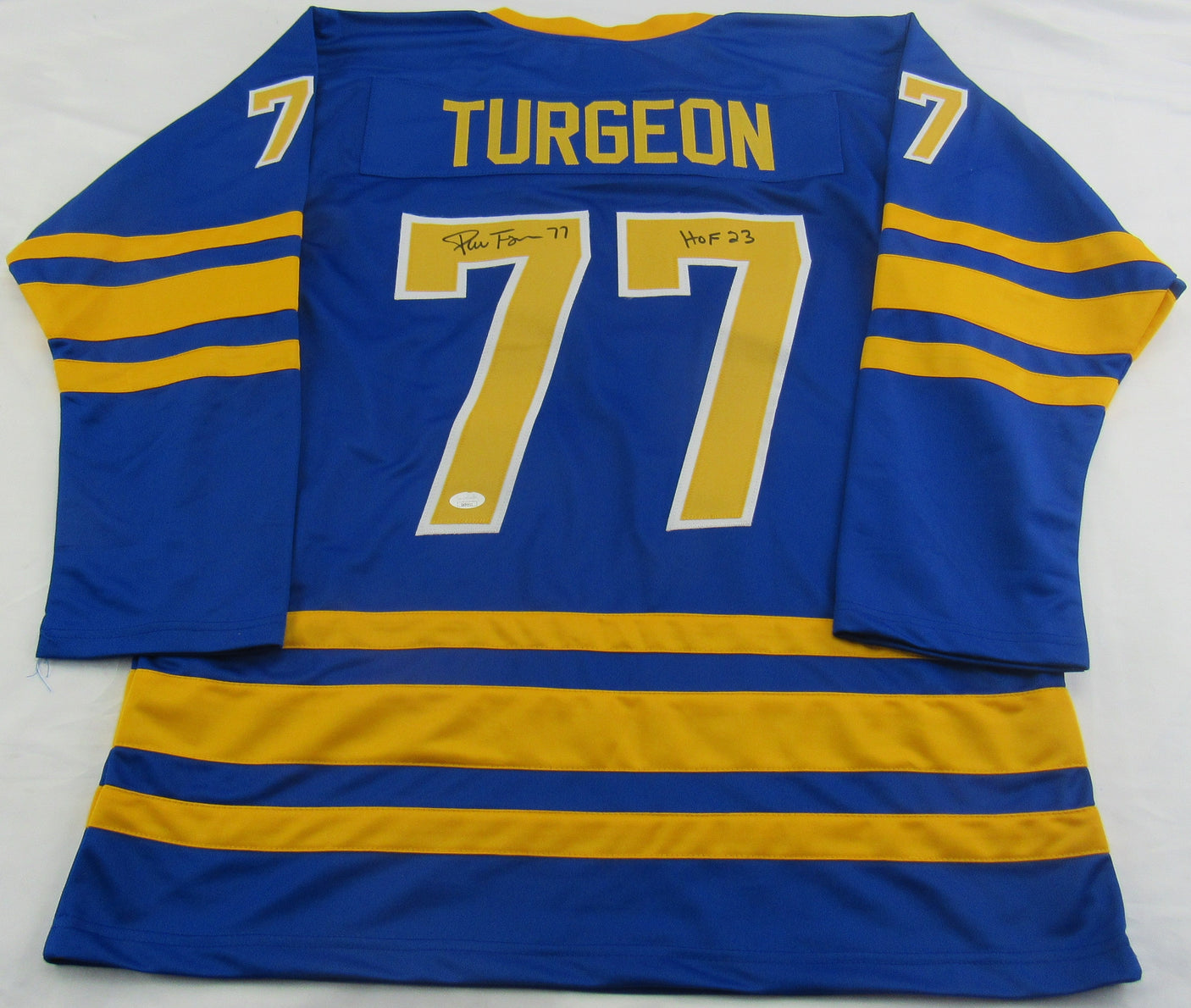 Pierre Turgeon Buffalo Sabres Signed Auto Jersey JSA COA