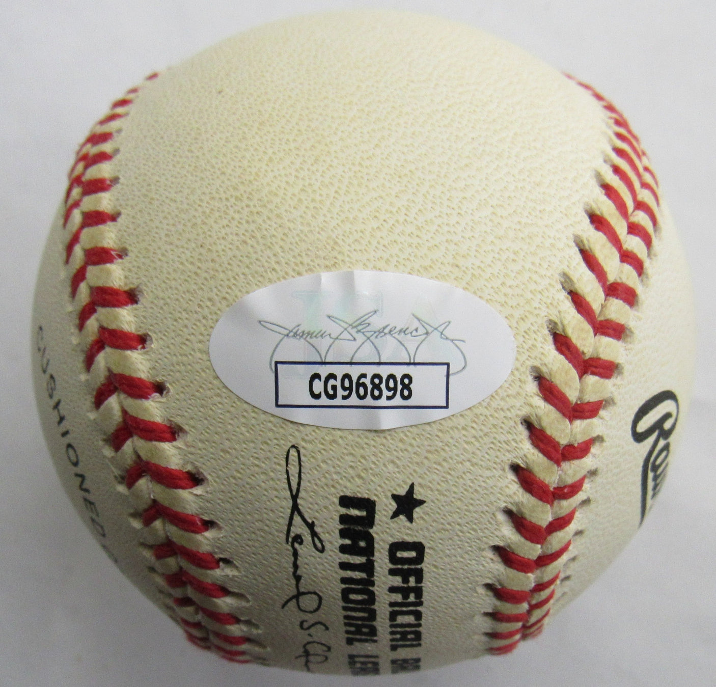 Eddie Mathews Signed Auto Baseball JSA CG96898