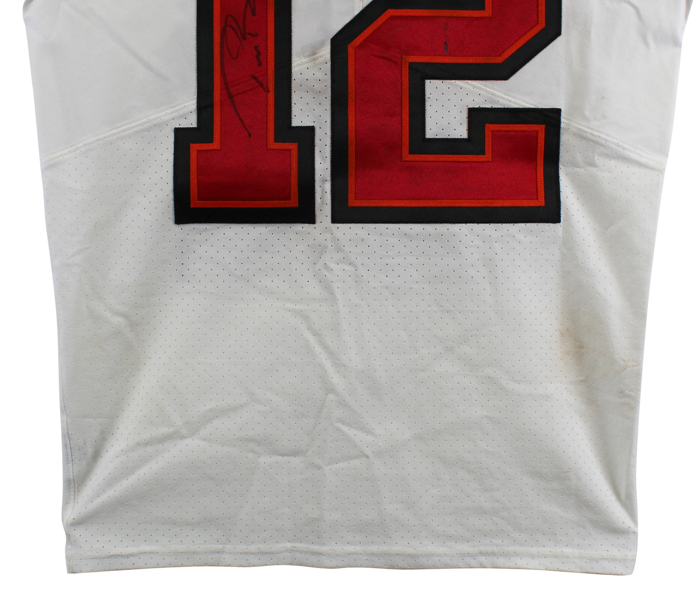 Buccaneers Tom Brady Signed 2022 White Nike Game Worn Jersey BAS & Photo Matched