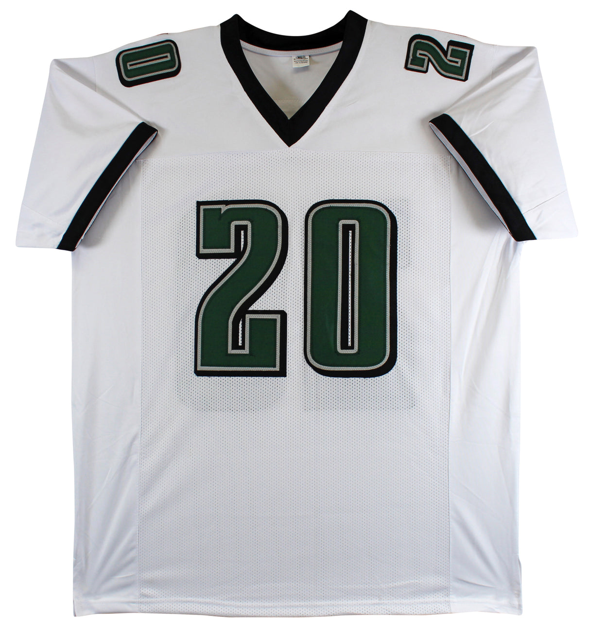 Brian Dawkins Authentic Signed White Pro Style Jersey Autographed BAS Witnessed