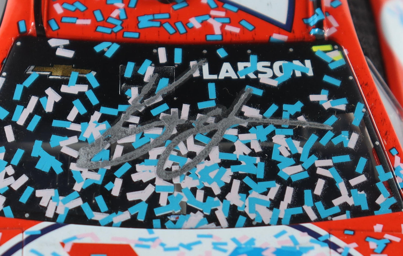 Kyle Larson Autographed Raced 2022 Valvoline Homestead Win 1:24 Diecast | COA