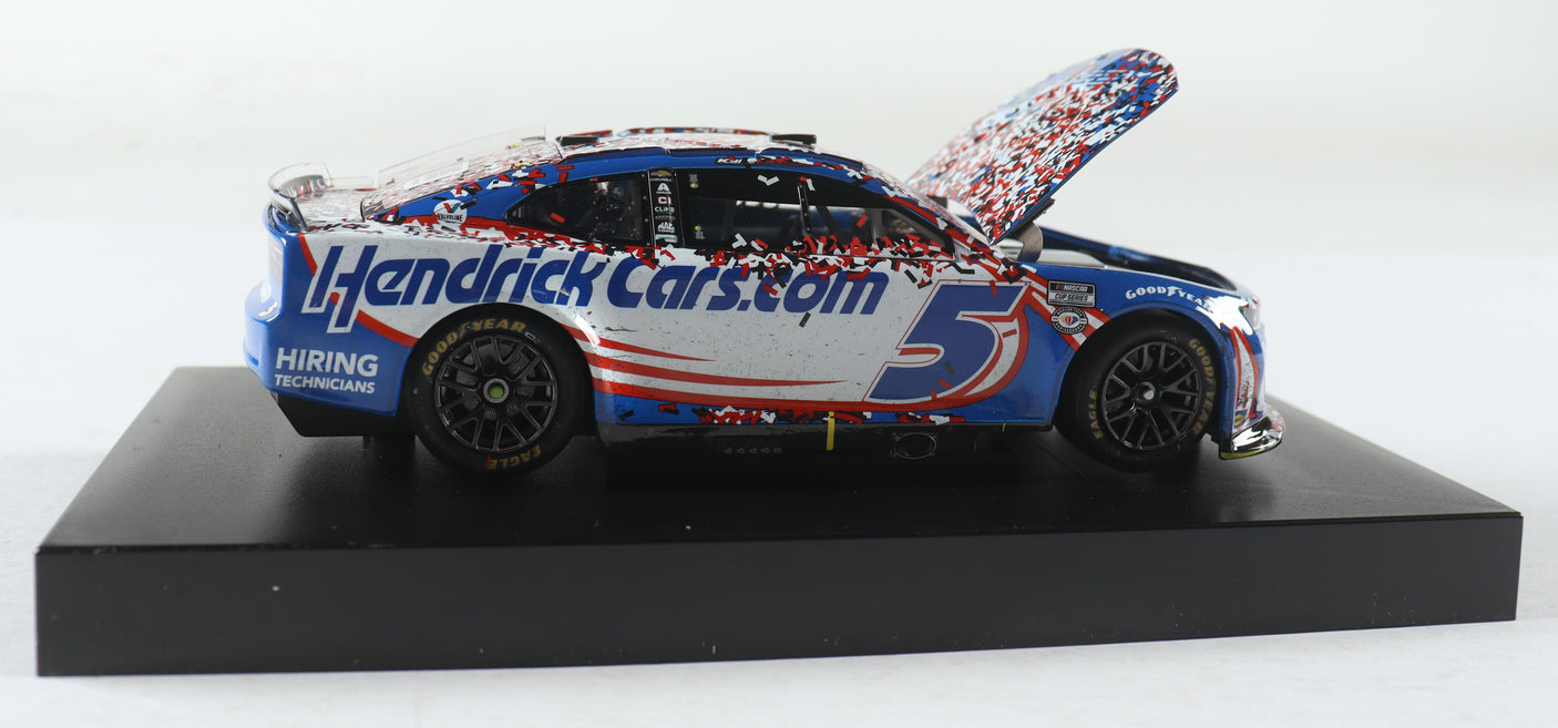 Kyle Larson Signed 2023 Richmond Win Diecast Car 1:24 | HendrickCars.com Raced Version (Limited Edition)