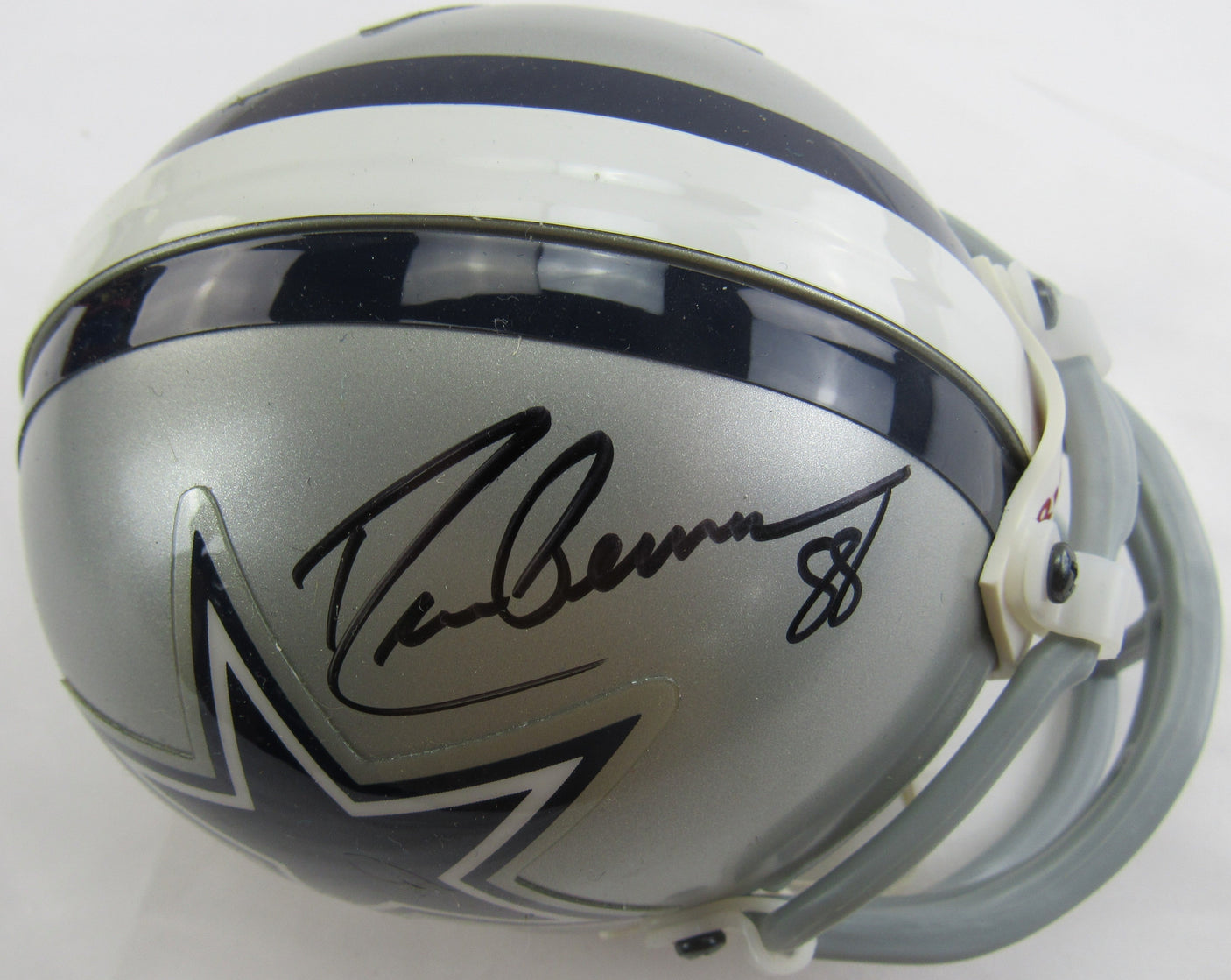 Drew Pearson Signed Auto Cowboys Mini Helmet JSA CI59535