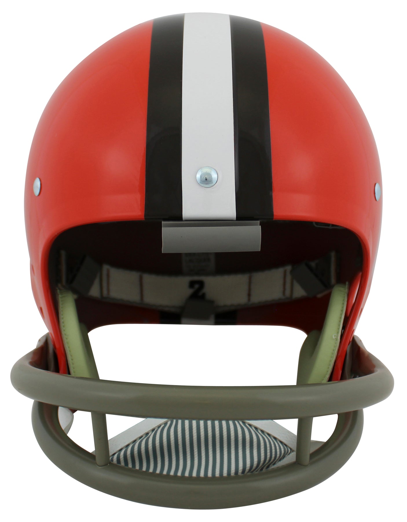 Cleveland Browns Riddell TK 2 Bar Full Size Helmet Un-signed