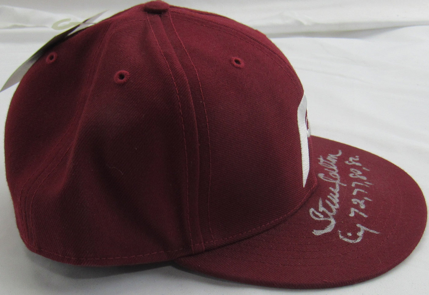 Steve Carlton Signed Phillies Auto Hat JSA CI59538