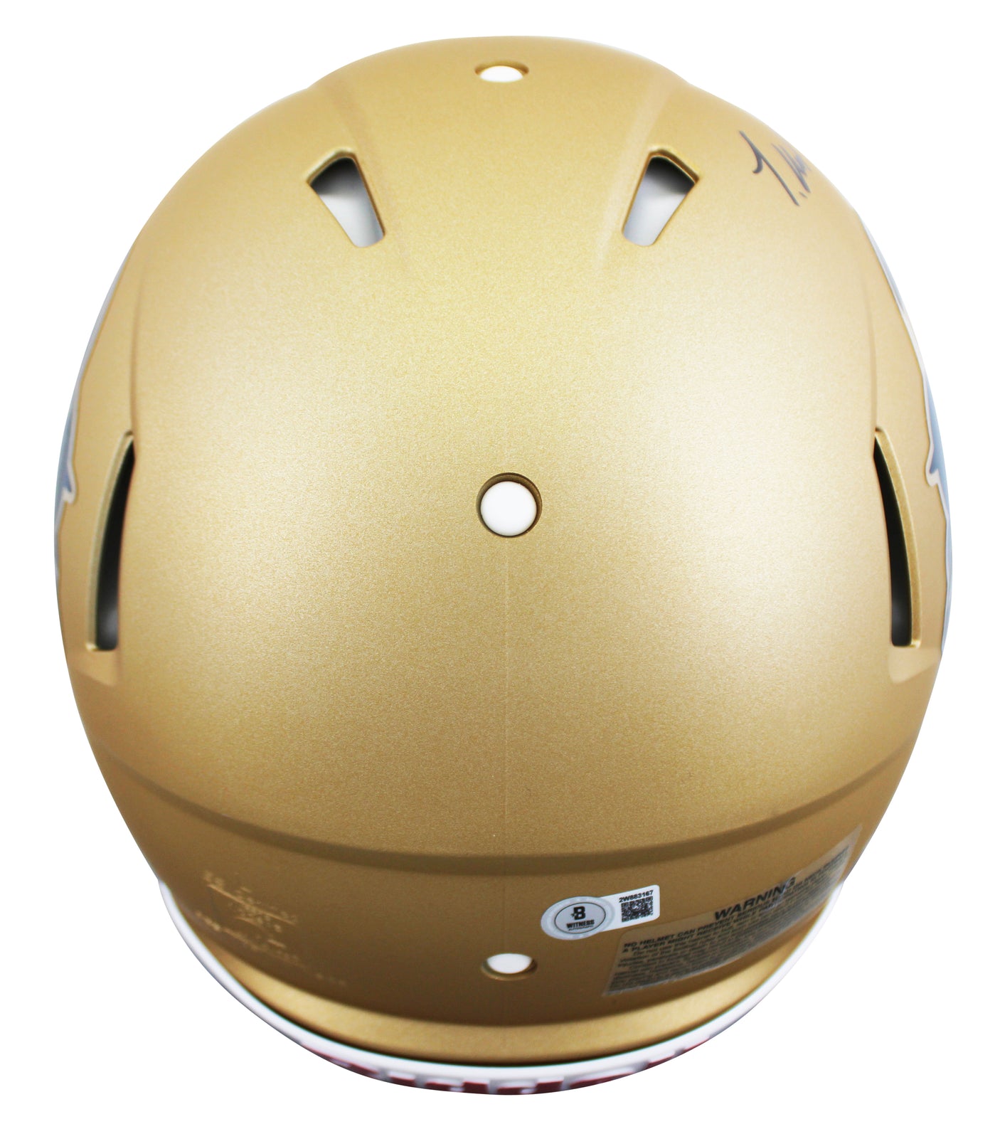 Colorado Travis Hunter "24 HT" Signed Full Size Speed Proline Helmet BAS Witness