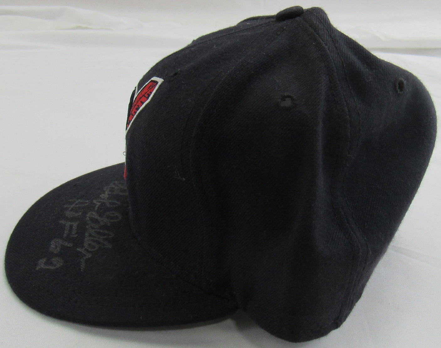 Bob Feller Signed Indians Auto Hat JSA CI59542