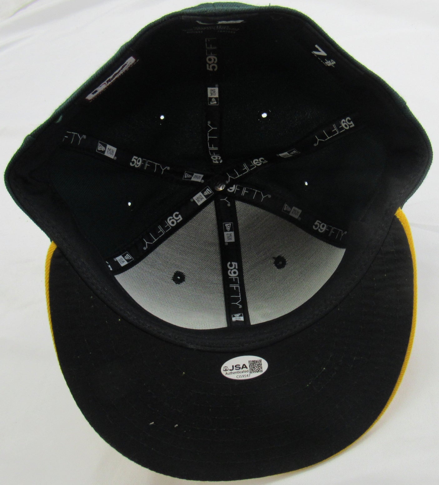 Rickey Henderson Signed A's Athletics Auto Hat JSA CI59547