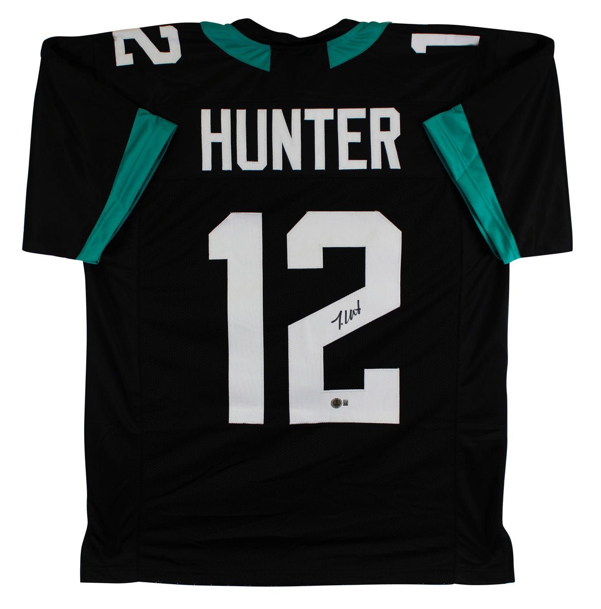 Travis Hunter Authentic Signed Black Pro Style Jersey Autographed BAS Witnessed