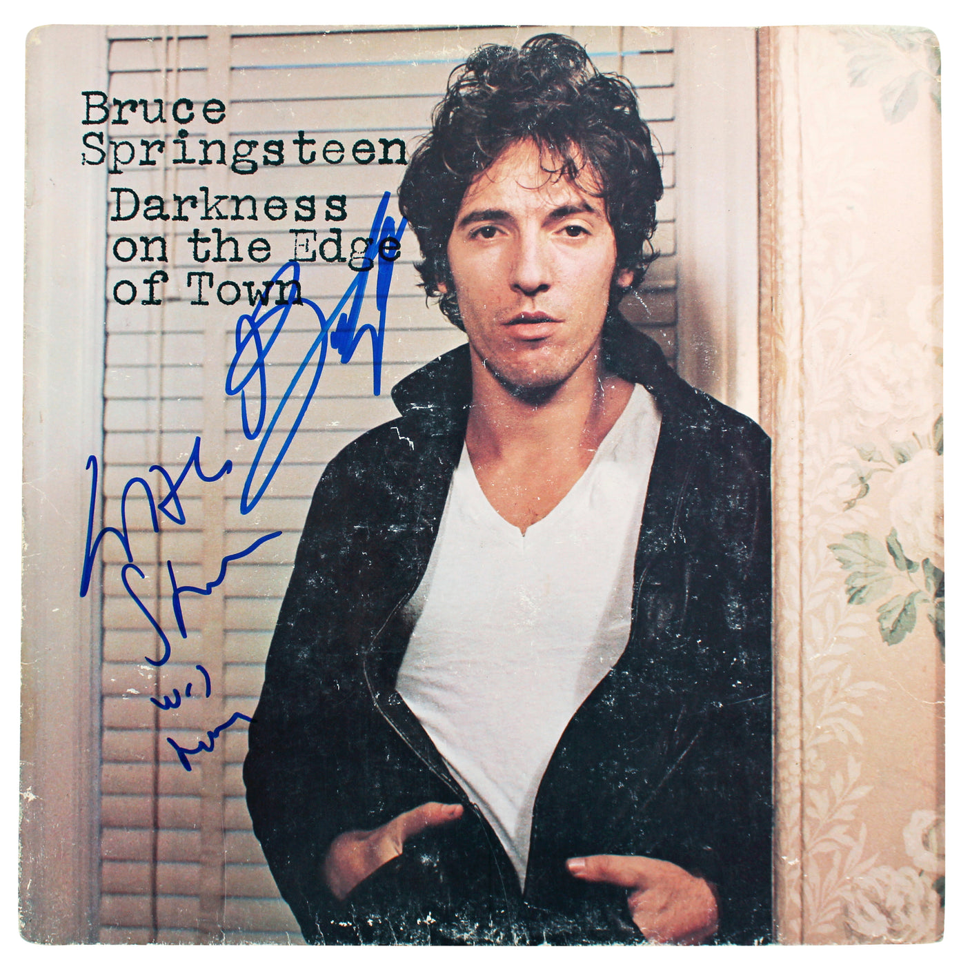 Bruce Springsteen & Steven Van Zandt Signed Album Cover W/ Vinyl JSA #Z88807