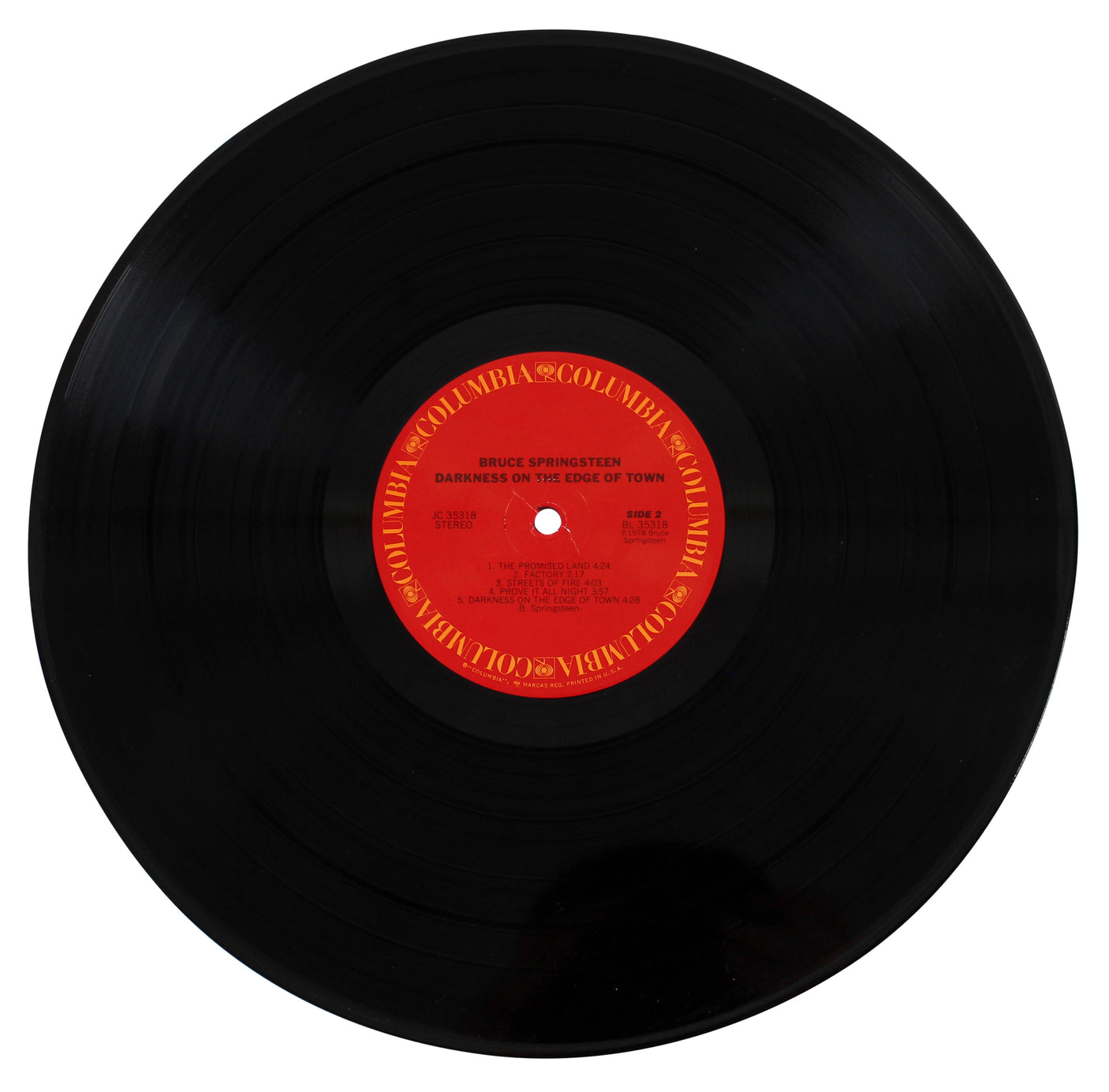 Bruce Springsteen & Steven Van Zandt Signed Album Cover W/ Vinyl JSA #Z88807