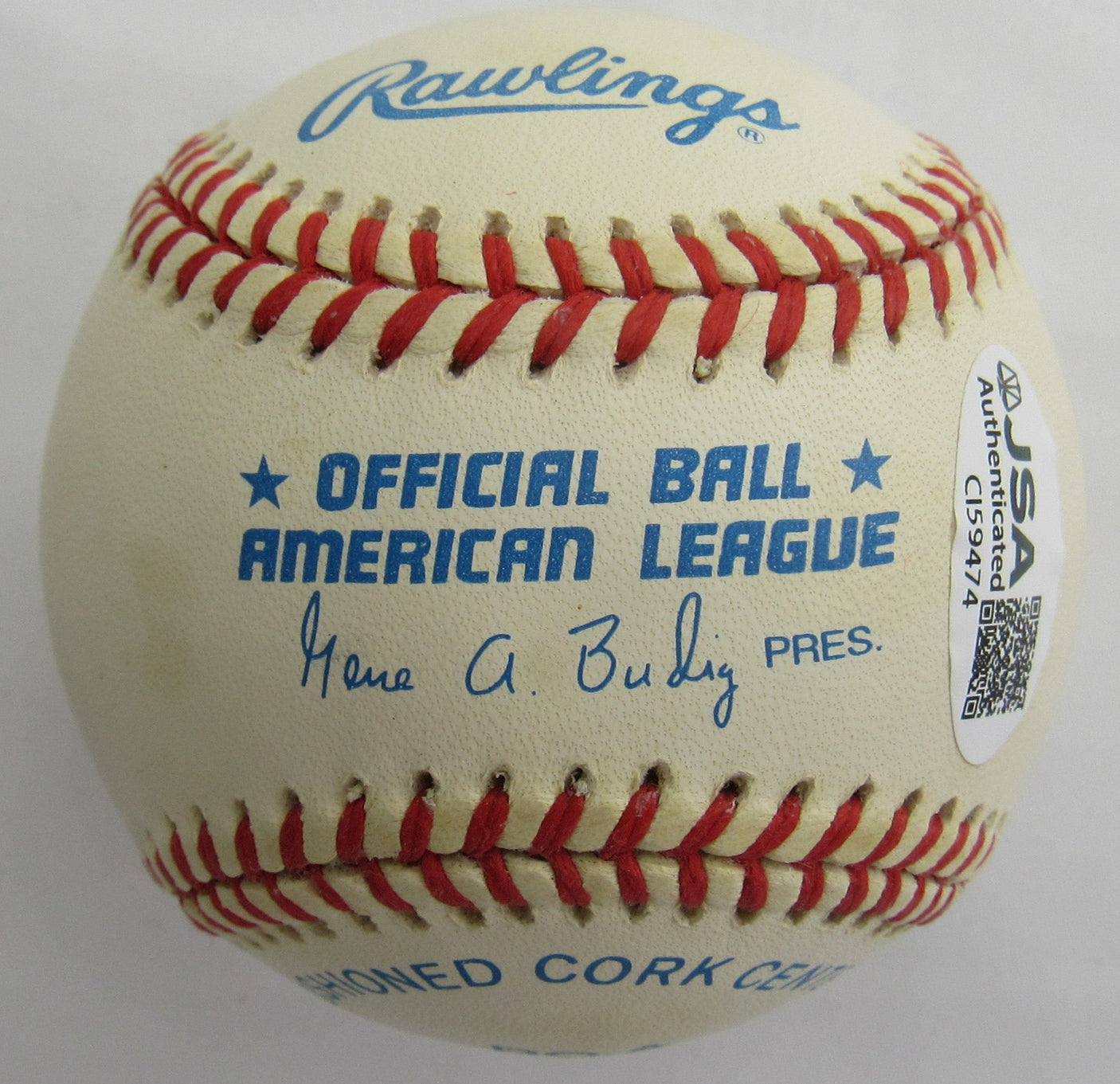 Don Zimmer Signed Auto Baseball JSA CI59474