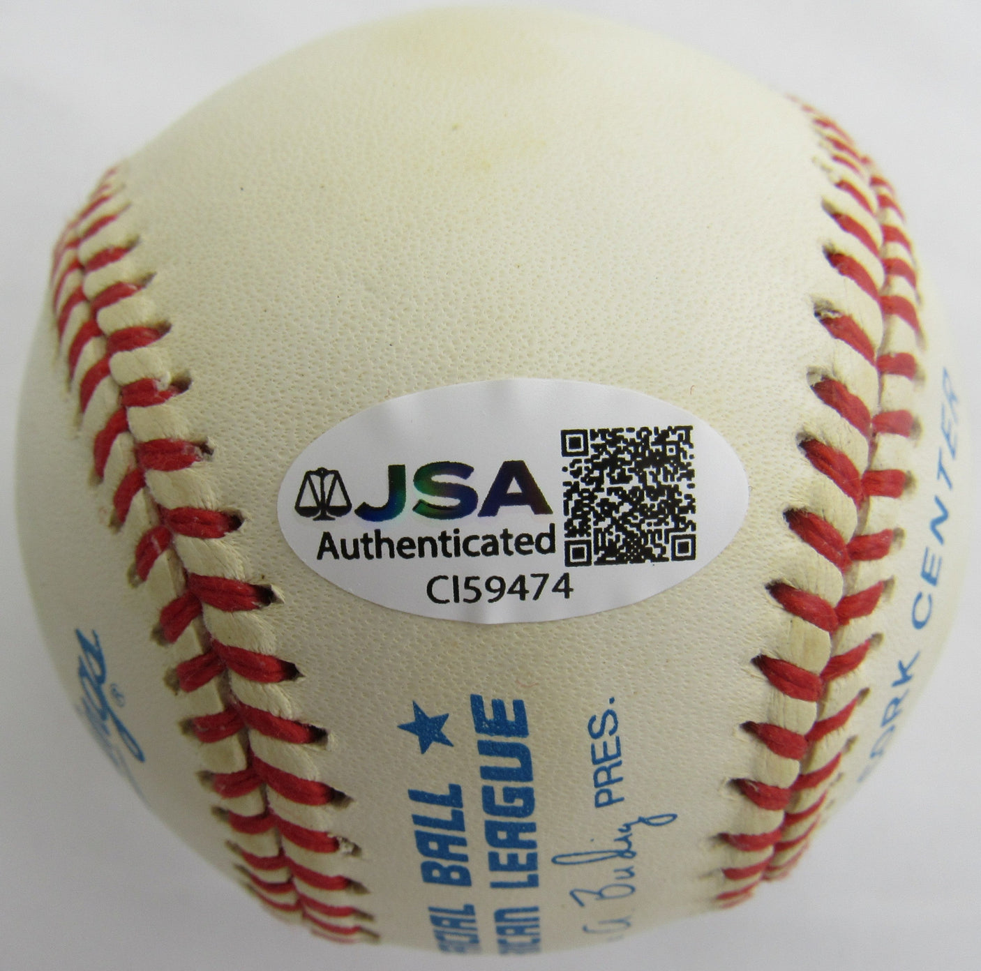 Don Zimmer Signed Auto Baseball JSA CI59474