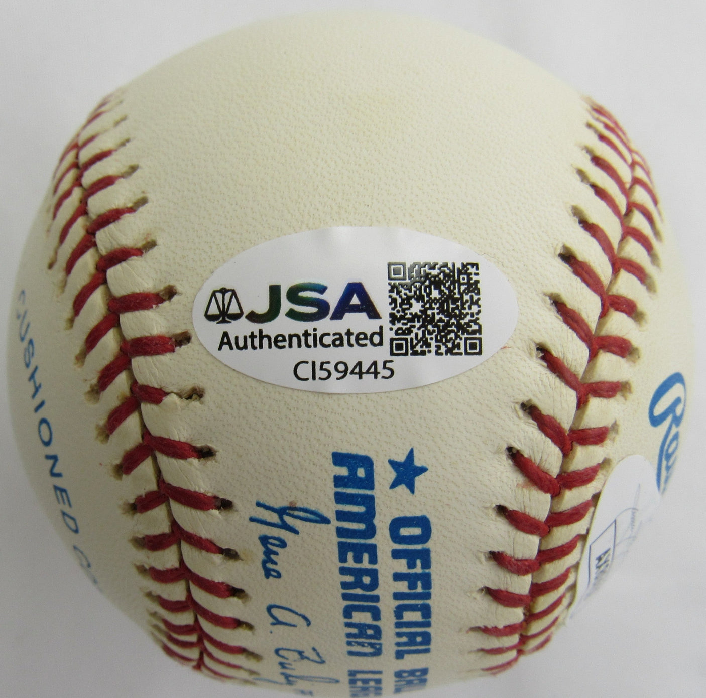 Roger Clemens w/Cy Young 7 Insc - Signed Auto Baseball JSA CI59445