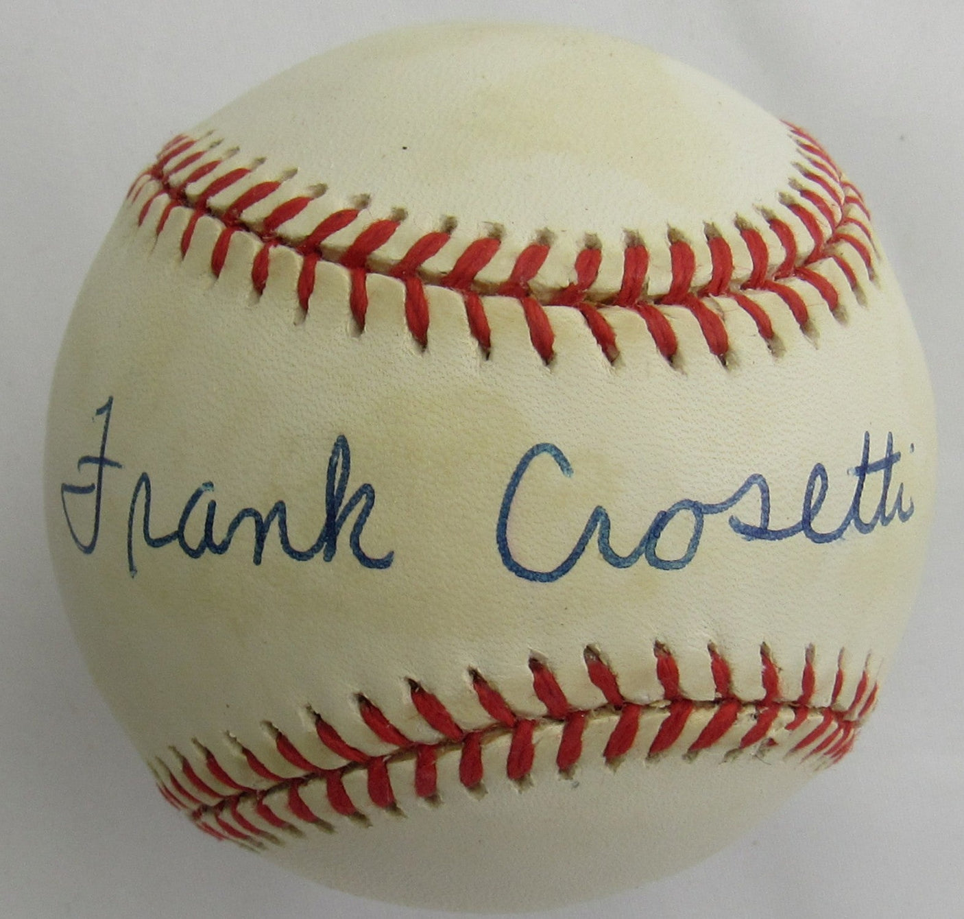Frank Crosetti Signed Auto Baseball JSA CI59448