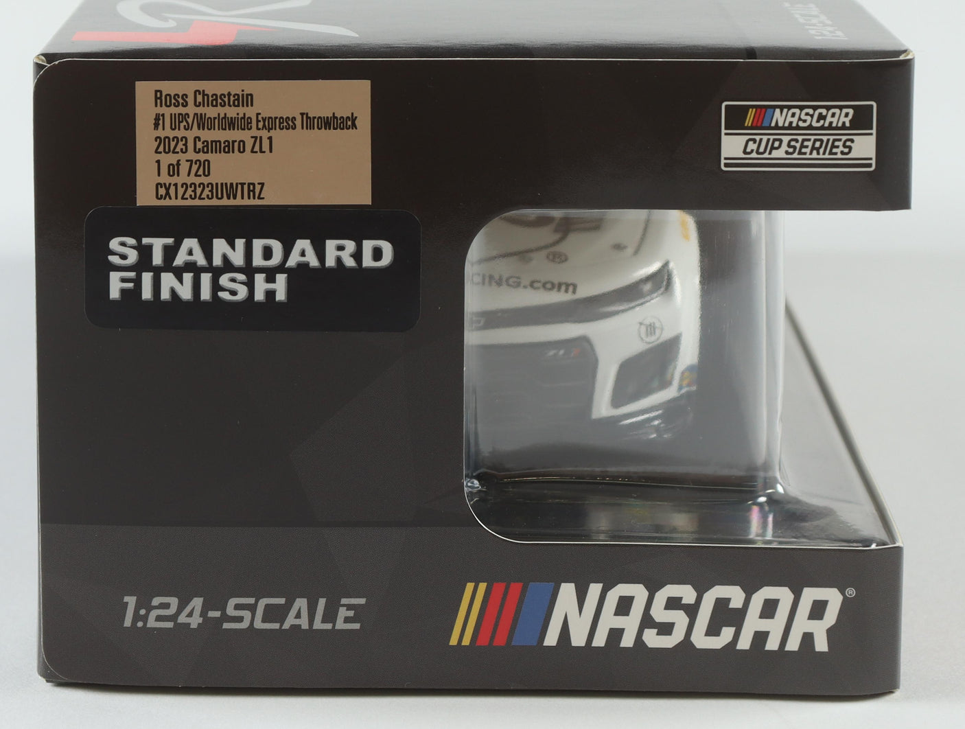 Ross Chastain Autographed 2023 UPS/Worldwide Express Throwback 1:24 Diecast Car - Limited Edition