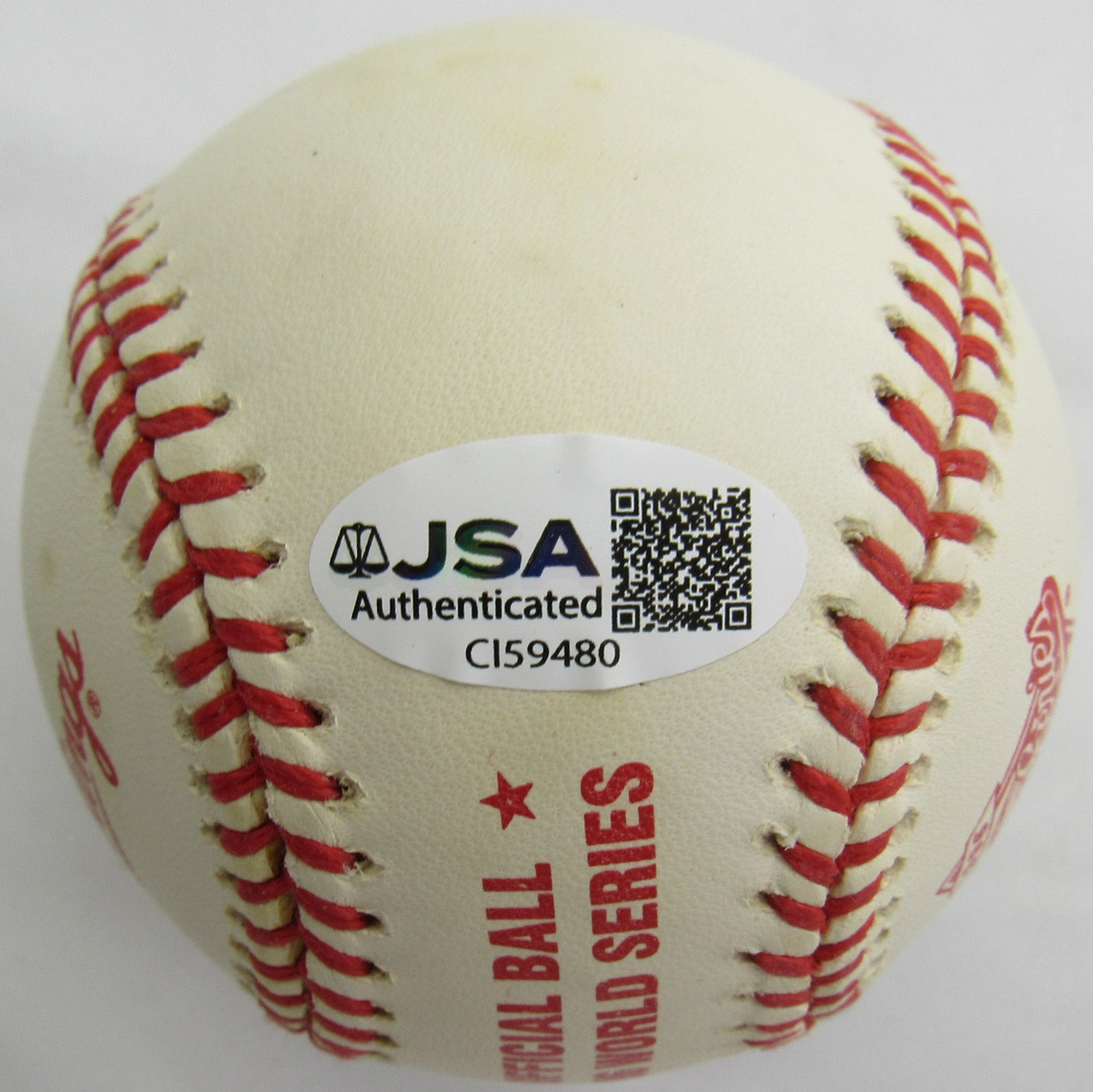 Dave Cone Signed Auto Baseball JSA CI59480