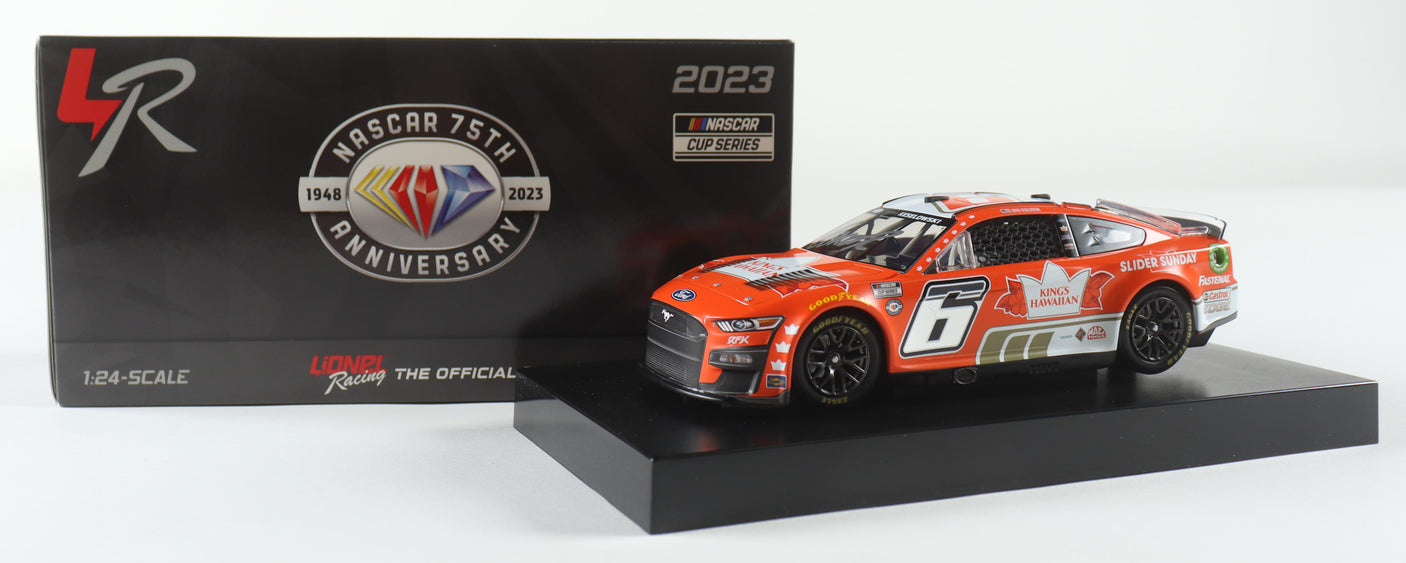 Brad Keselowski Autographed 2023 King's Hawaiian 1:24 Diecast Car – Limited Edition