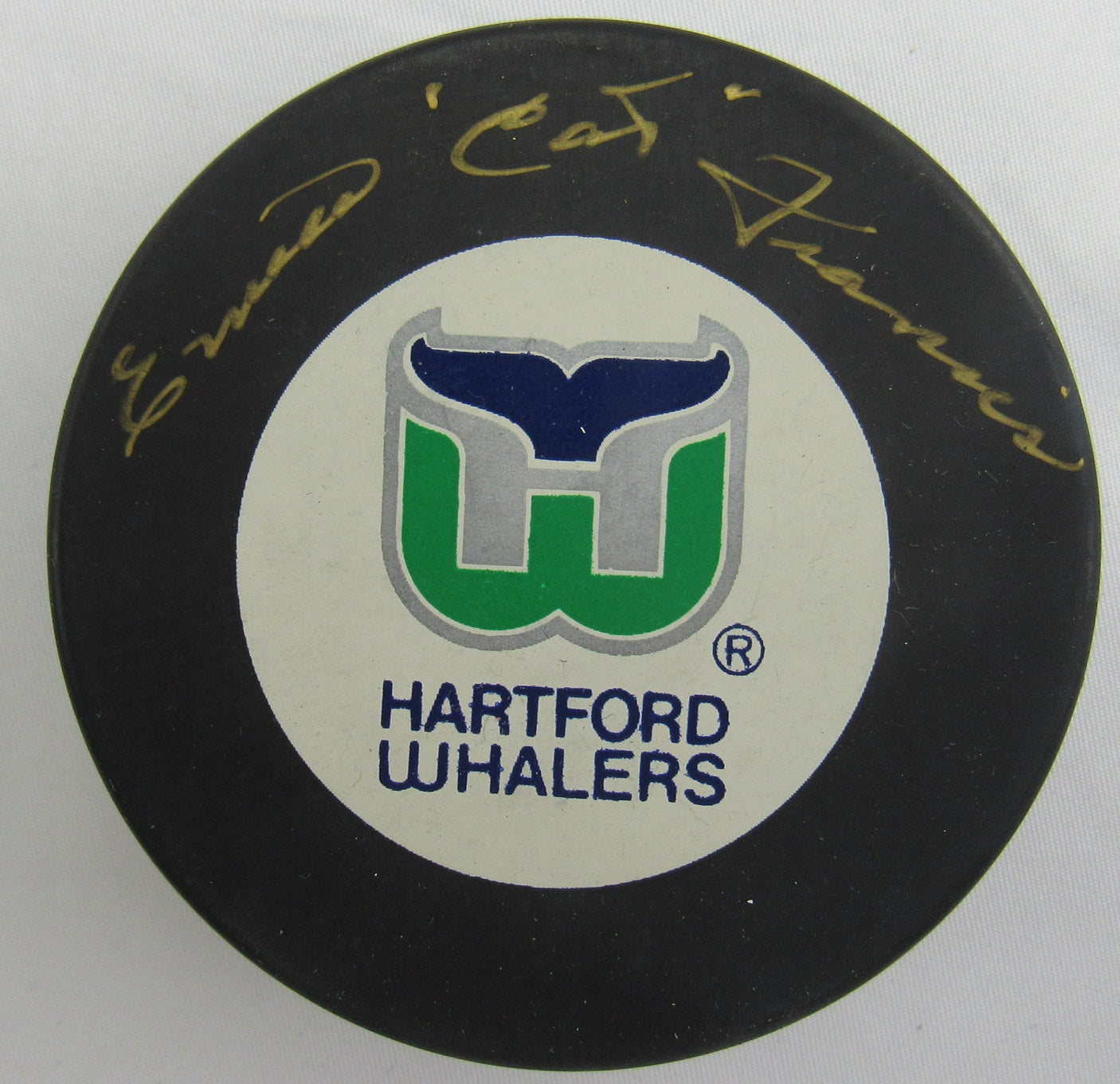 Emile Francis Signed Auto Hockey Puck JSA CI59562
