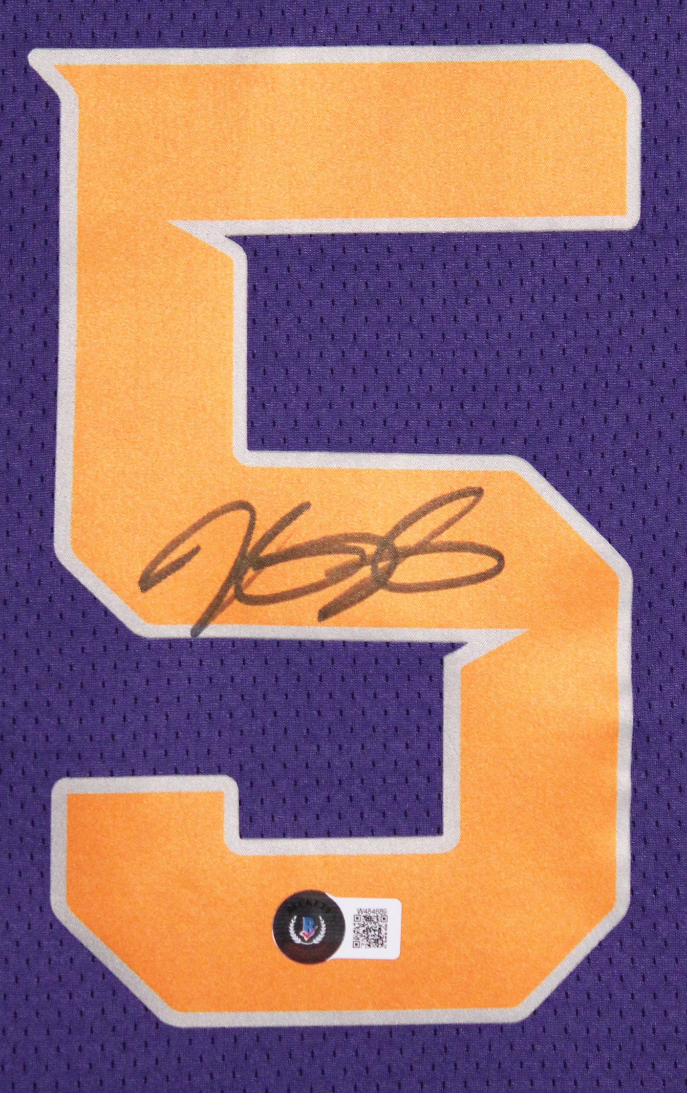 Suns Kevin Durant Signed Purple Nike Icon Edition Framed Jersey BAS Witnessed