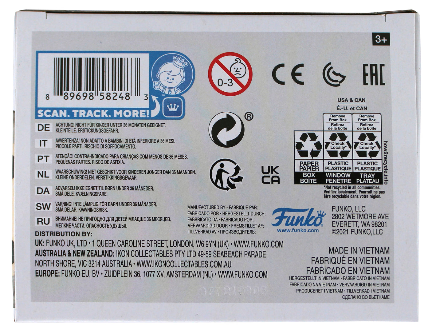 Chevy Chase Christmas Vacation Signed #1160 Funko Pop Figure Autographed BAS Wit
