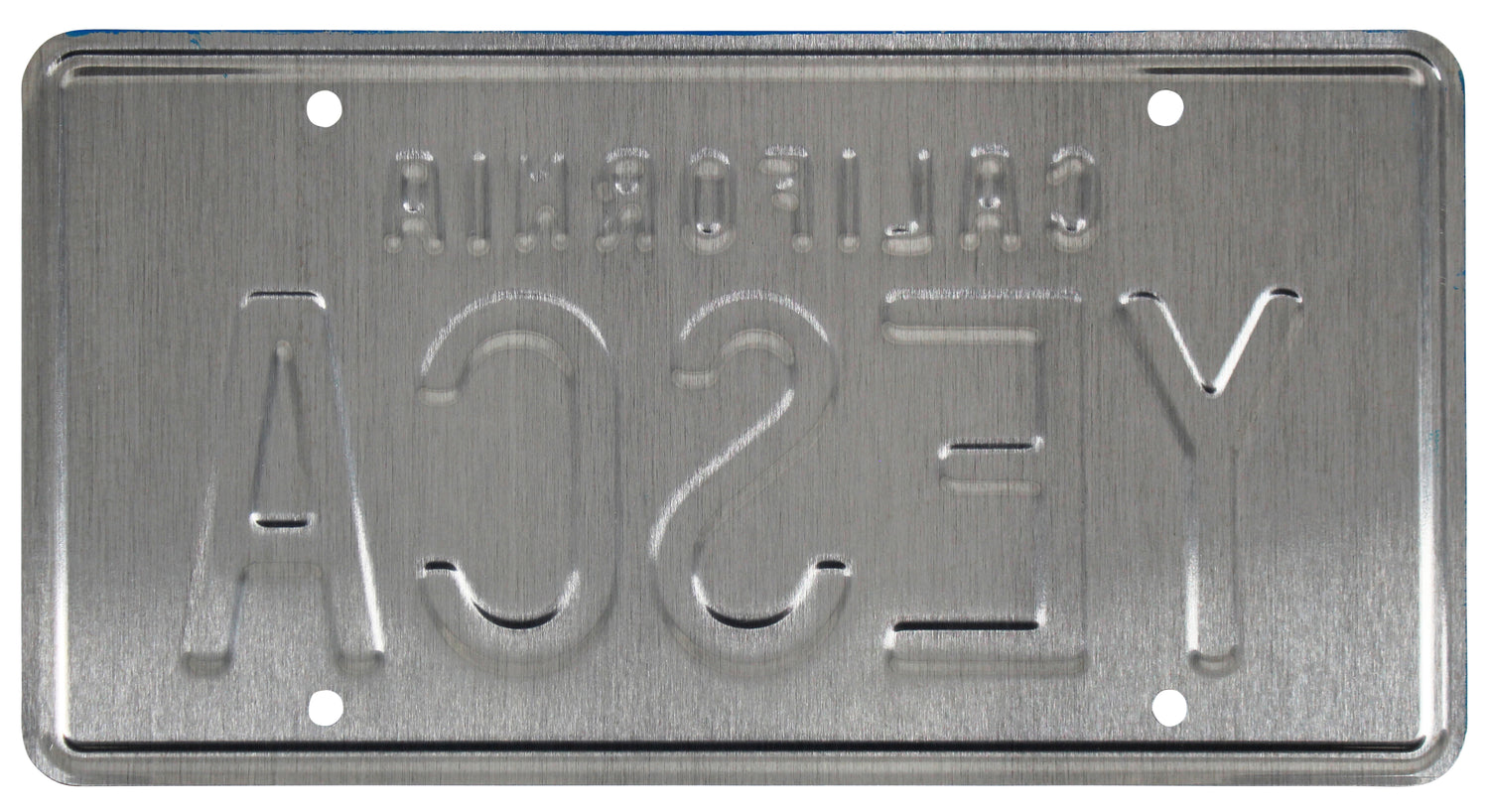 Cheech Marin & Tommy Chong Up in Smoke Signed YESCA License Plate BAS Witnessed