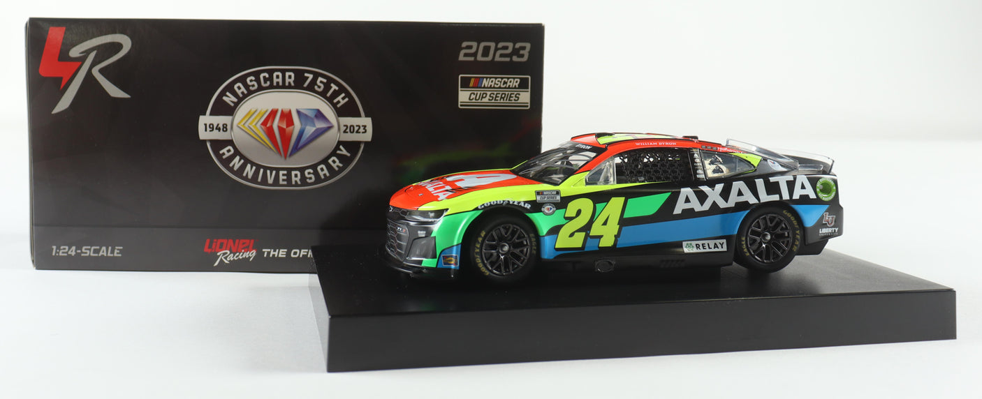 William Byron Signed 2023 Axalta 1:24 NASCAR Diecast Car (Limited Edition)