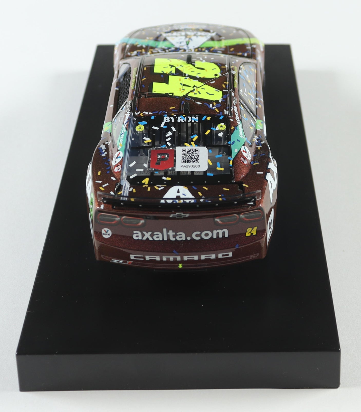 William Byron Signed 2023 Darlington Win | Axalta Throwback Raced 1:24 Diecast Car