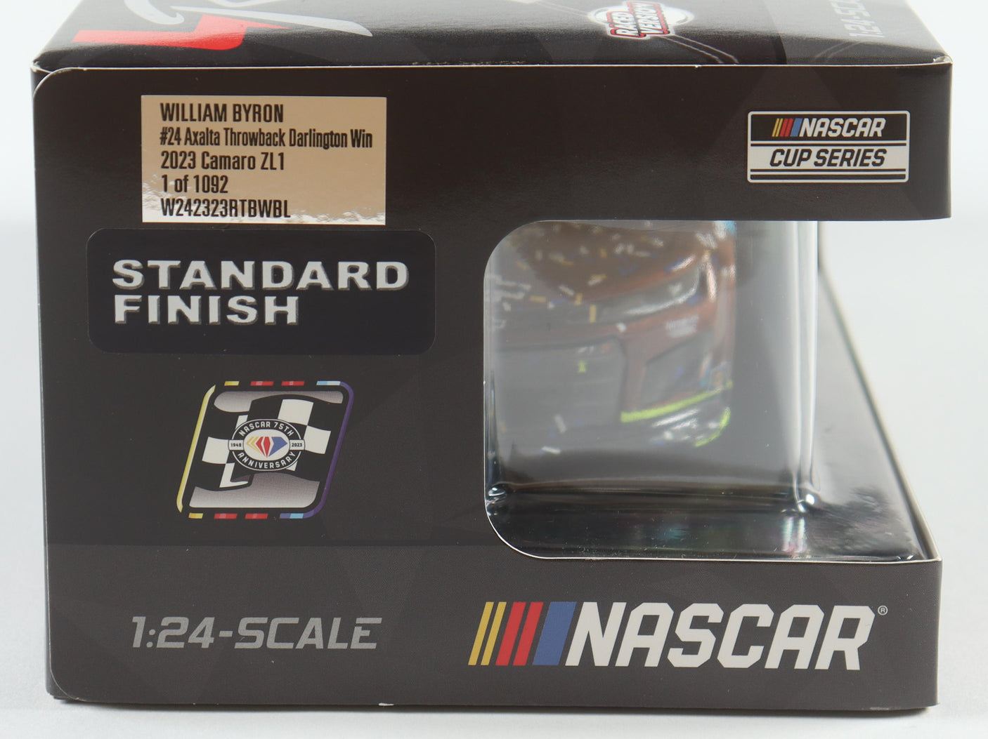 William Byron Signed 2023 Darlington Win | Axalta Throwback Raced 1:24 Diecast Car