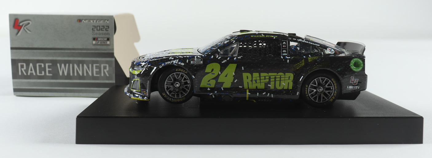 William Byron Signed 2022 Raptor Martinsville Win 1:24 Diecast | Limited Edition