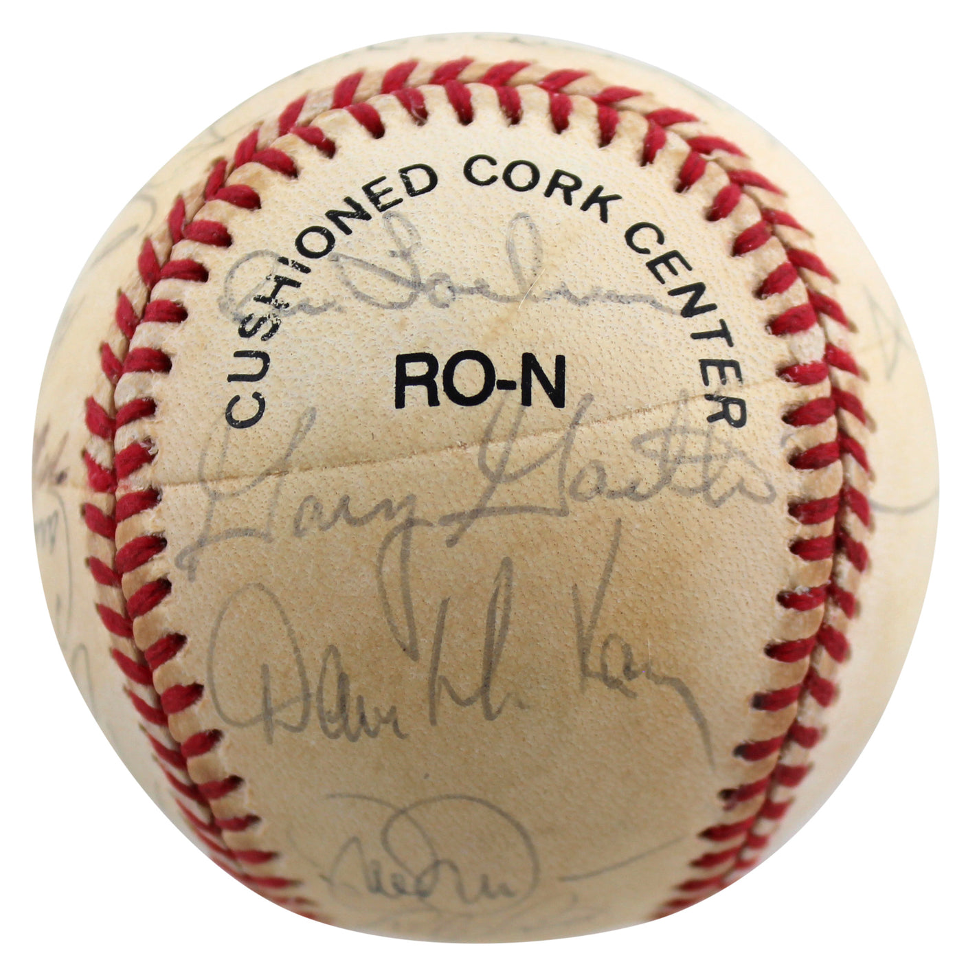 1997 Cardinals (26) La Russa, Eckersley, Gaetti +23 Signed Baseball BAS #AB92986