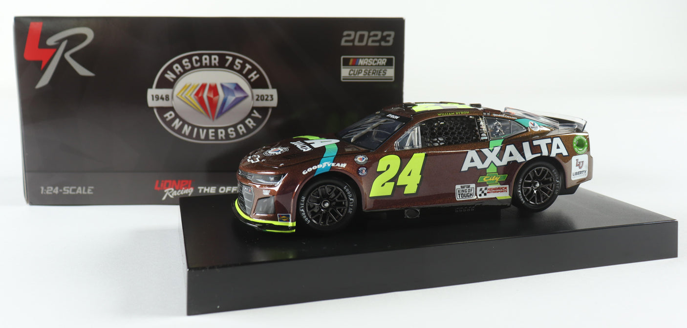 William Byron Signed 2023 Axalta Throwback 1:24 Diecast Car – Limited Edition (COA)