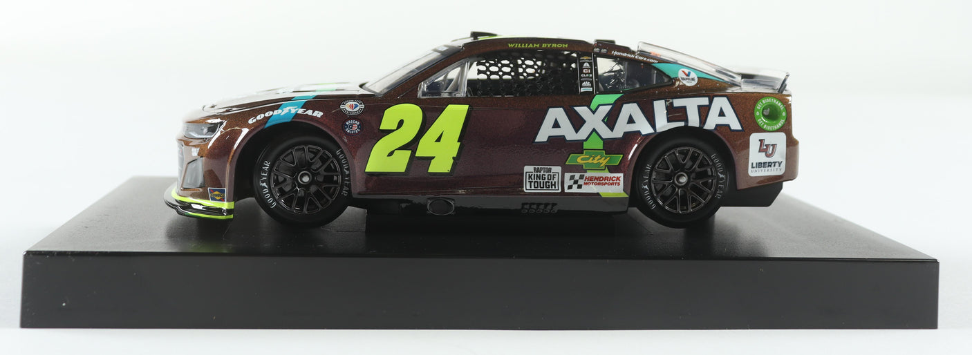William Byron Signed 2023 Axalta Throwback 1:24 Diecast Car – Limited Edition (COA)