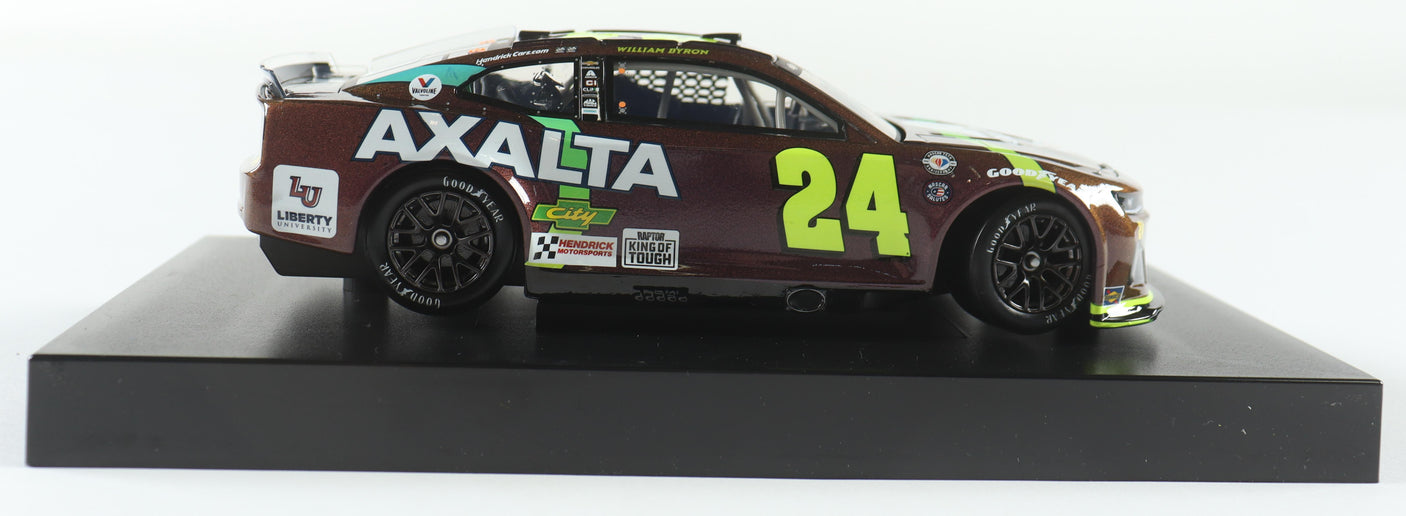 William Byron Signed 2023 Axalta Throwback 1:24 Diecast Car – Limited Edition (COA)