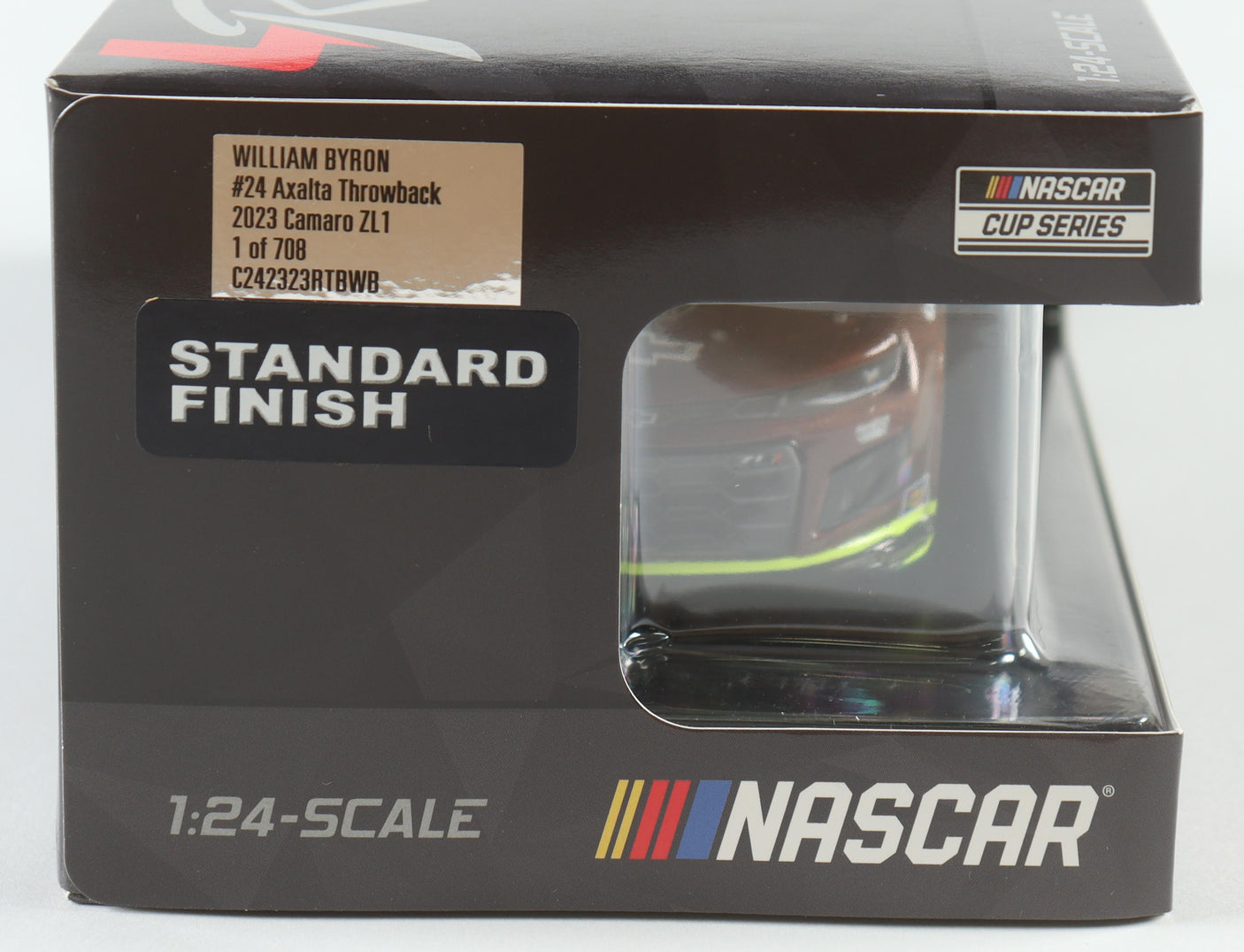 William Byron Signed 2023 Axalta Throwback 1:24 Diecast Car – Limited Edition (COA)