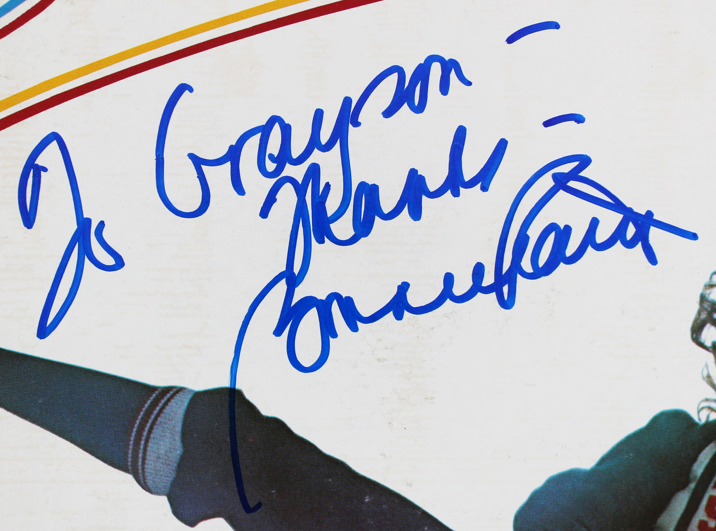 Bonnie Raitt "Thanks" Authentic Signed Home Plate Album Cover BAS #BG90700